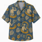 Labor Day Hawaiian Shirt- Worker Portrait Ribbon Print for Workers