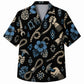 Labor Day Hawaiian Shirt- Working Hands Hibiscus and Rope Print