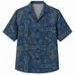 Labor Day Hawaiian Shirt Wrench Blueprint Blue Print for the Holiday