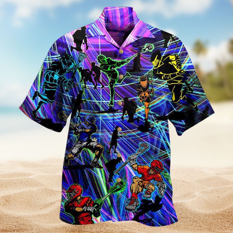 Lacrosse Stick Together Edition – Hawaiian Shirt
