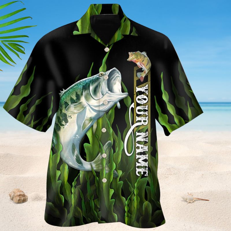 Largemouth Bass Fishing Style – Hawaiian Shirt