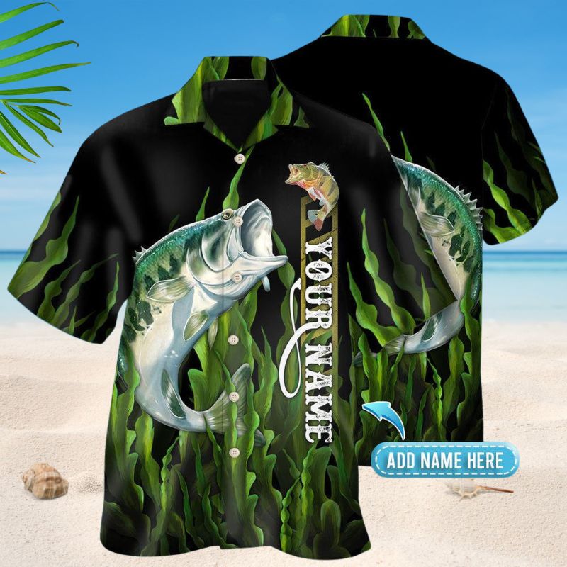 Largemouth Bass Fishing Style – Hawaiian Shirt