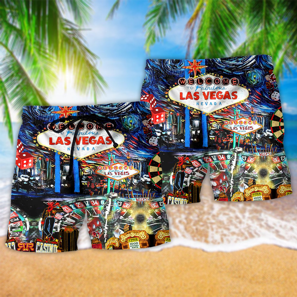 Las Vegas Welcome Mix Style – Beach Short