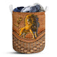 Leo Zodiac Rattan Teaxture - Laundry Basket - Owls Matrix LTD