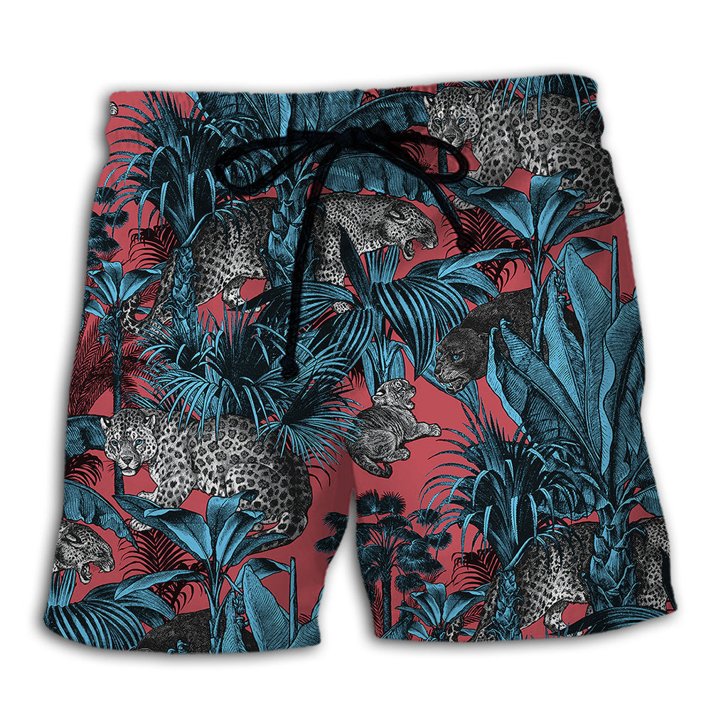 Leopard Animal Lover Happiness – Beach Short