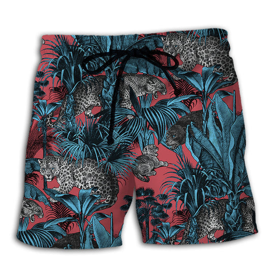 Leopard Animal Lover Happiness – Beach Short
