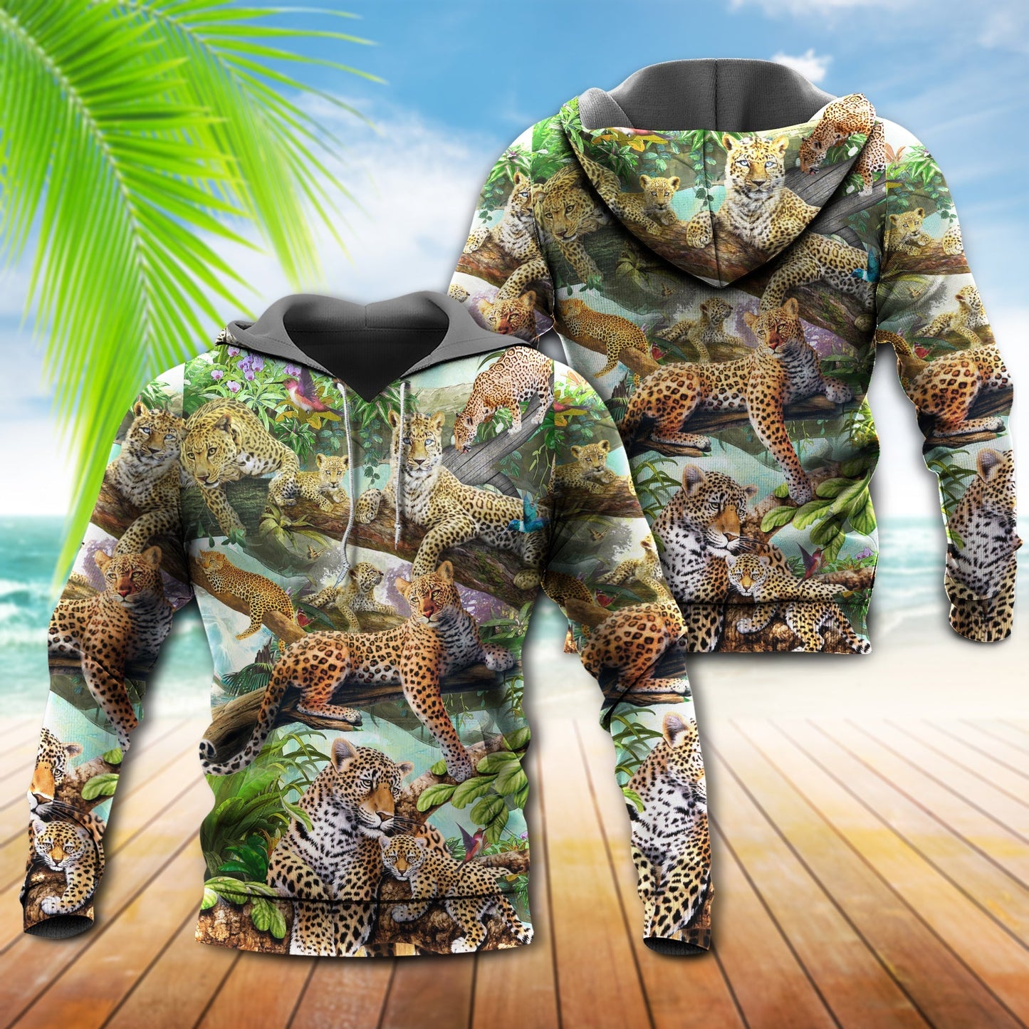 Life Is Better With A Leopard - 3D Hoodie