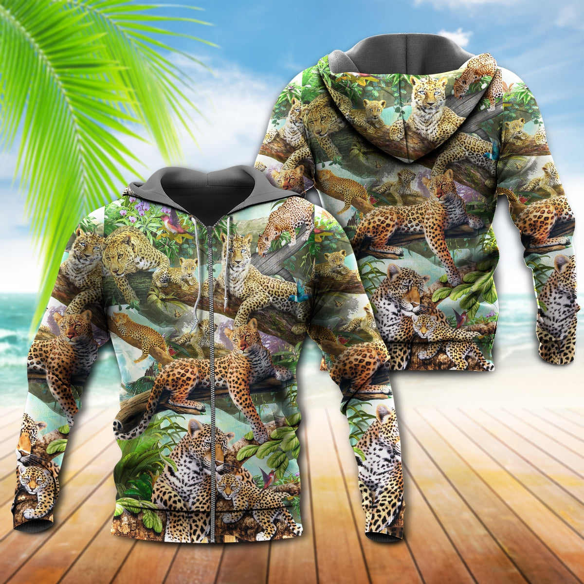 Life Is Better With A Leopard - 3D Hoodie