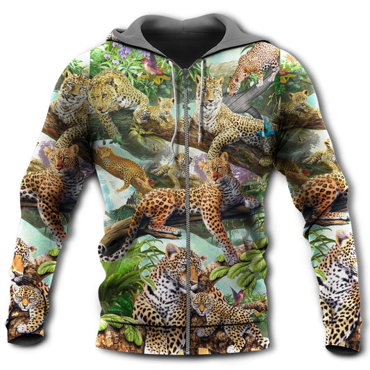 Life Is Better With A Leopard - 3D Hoodie