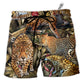 Beach Short / Adults / S Leopard Into The Jungle - Beach Short - Owls Matrix LTD