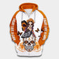Leukemia Awareness Skull Art – 3D Hoodie