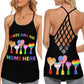 Pride Home Equality Message Edition – Hollow Tank Top
