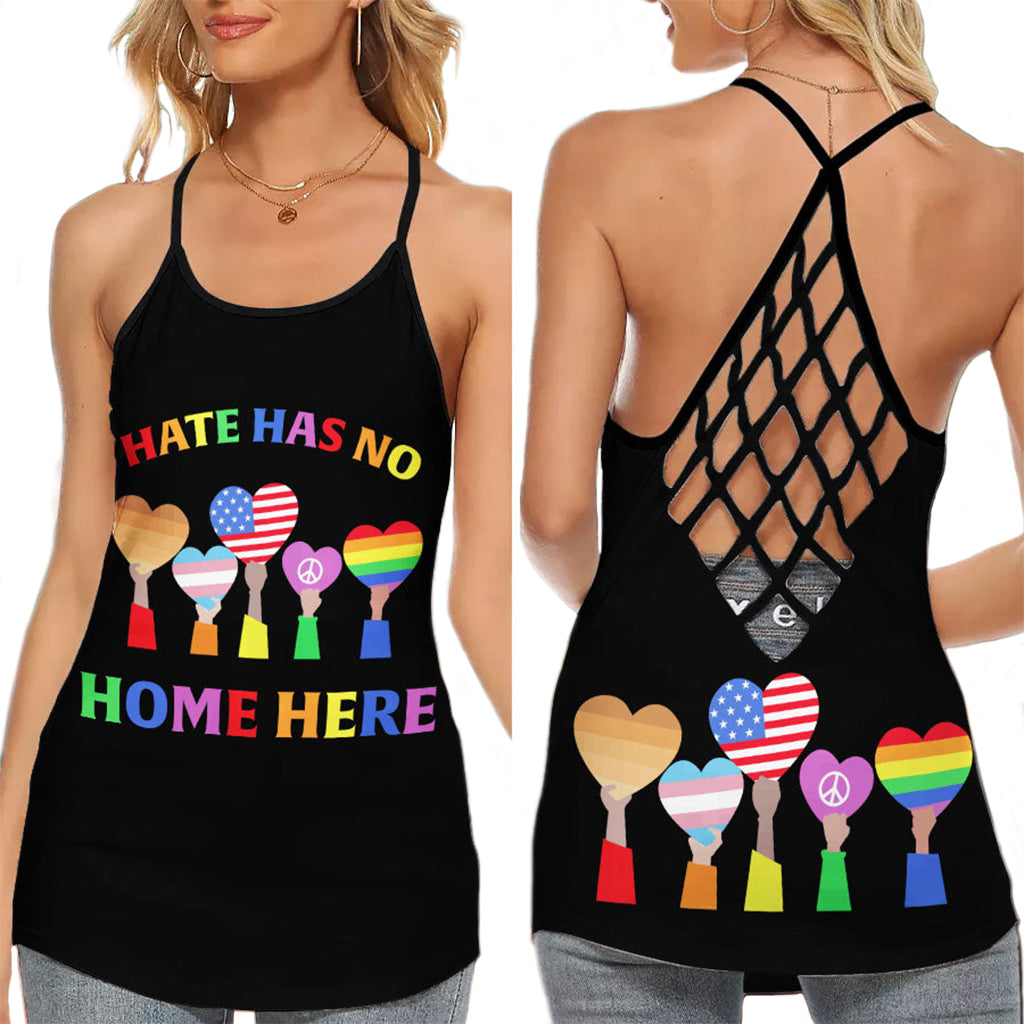 Pride Home Equality Message Edition – Hollow Tank Top