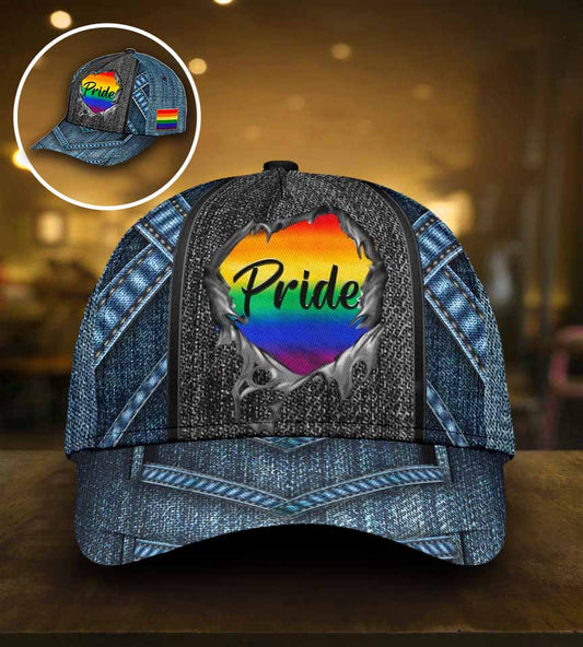 LGBT Jean Pattern Pride Style – Classic Cap