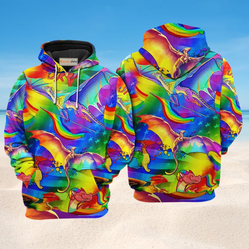 Lgbt Love Life Art – 3D Hoodie