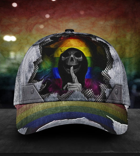 LGBT Skull Fantasy Pride Style – Classic Cap