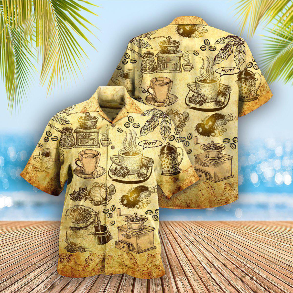 Life Happens Coffee Helps Edition – Hawaiian Shirt
