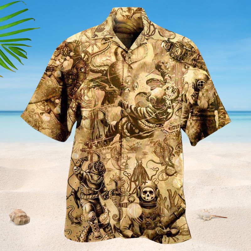 Life Is A Beach Then You Dive Edition – Hawaiian Shirt