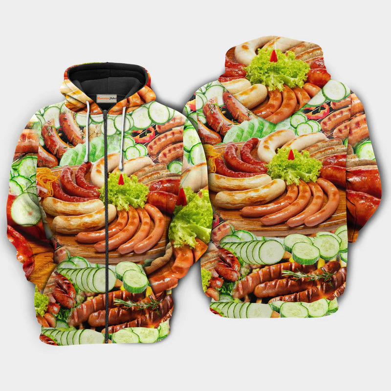 Life Is Better With A Hot Dog Quote – 3D Hoodie