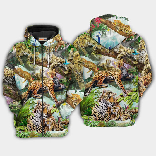Life Is Better With A Leopard Quote – 3D Hoodie