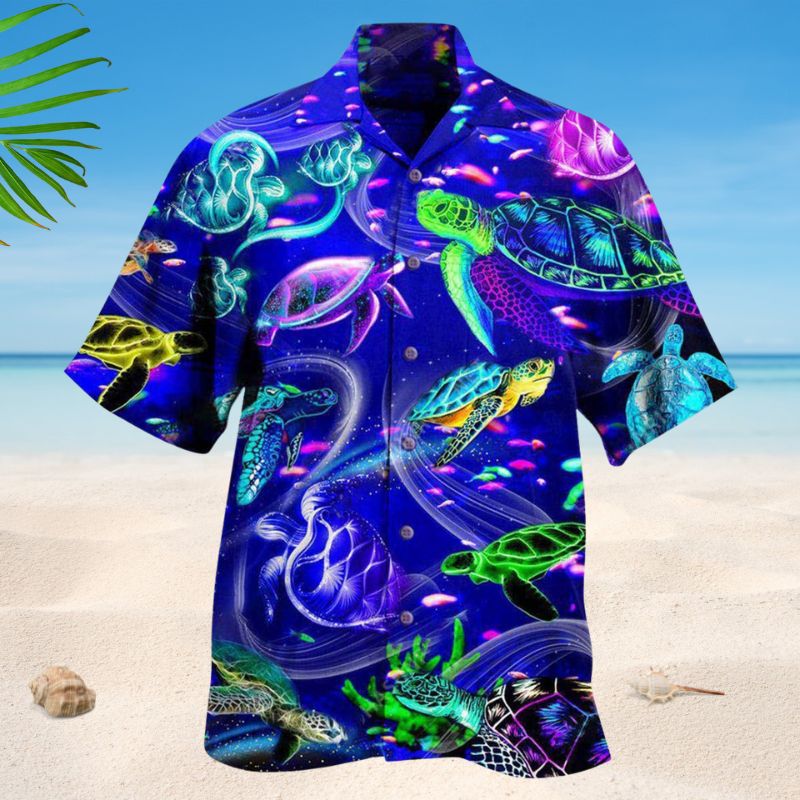 Life Is Better With A Turtle Blue Ocean Edition – Hawaiian Shirt