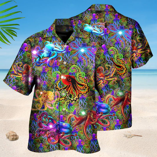Life Is Better With An Octopus Full Color Edition – Hawaiian Shirt