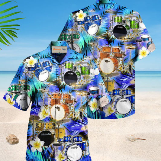 Life Is Better With Drums And Plumerias Edition – Hawaiian Shirt