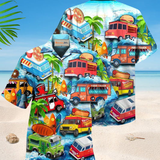 Life Is Better With Food Truck Edition – Hawaiian Shirt