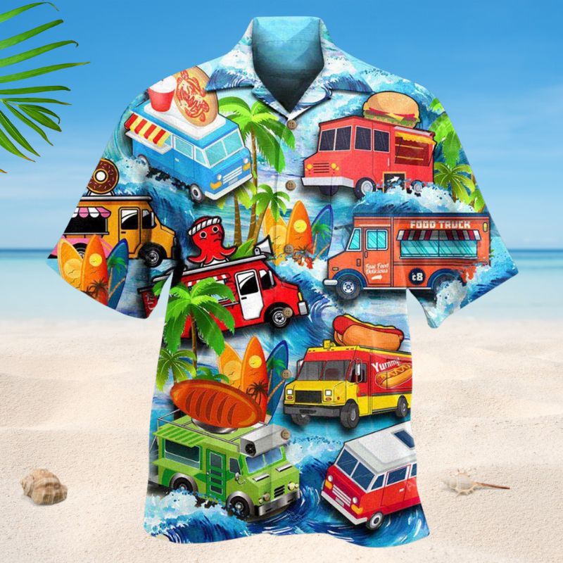 Life Is Better With Food Truck Edition – Hawaiian Shirt