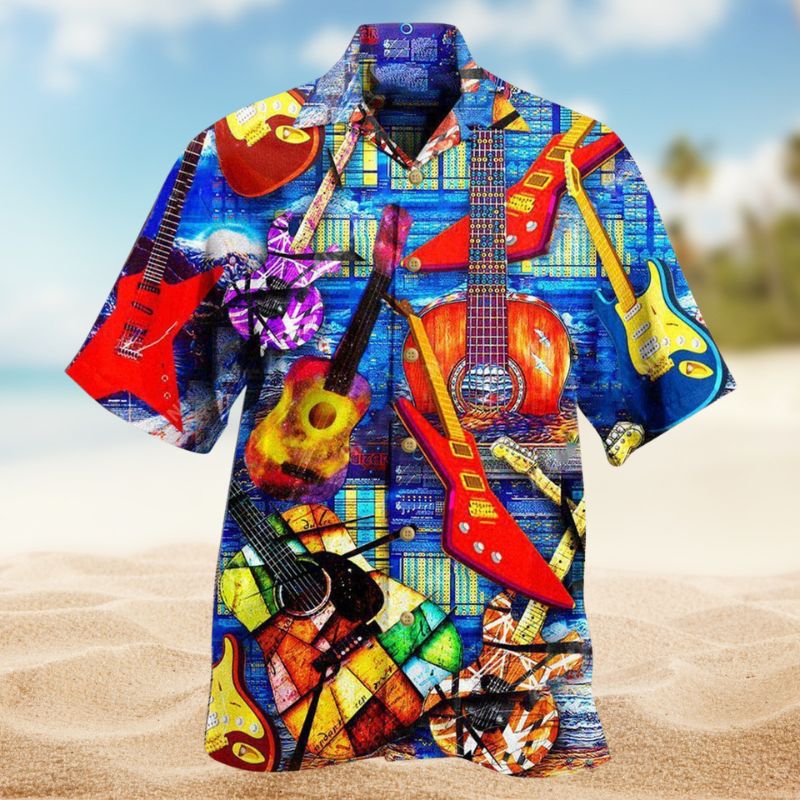 Life Is Full Of Choices I Choose Guitar Edition – Hawaiian Shirt