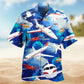 Life Is Simple Eat Sleep Fly Edition – Hawaiian Shirt