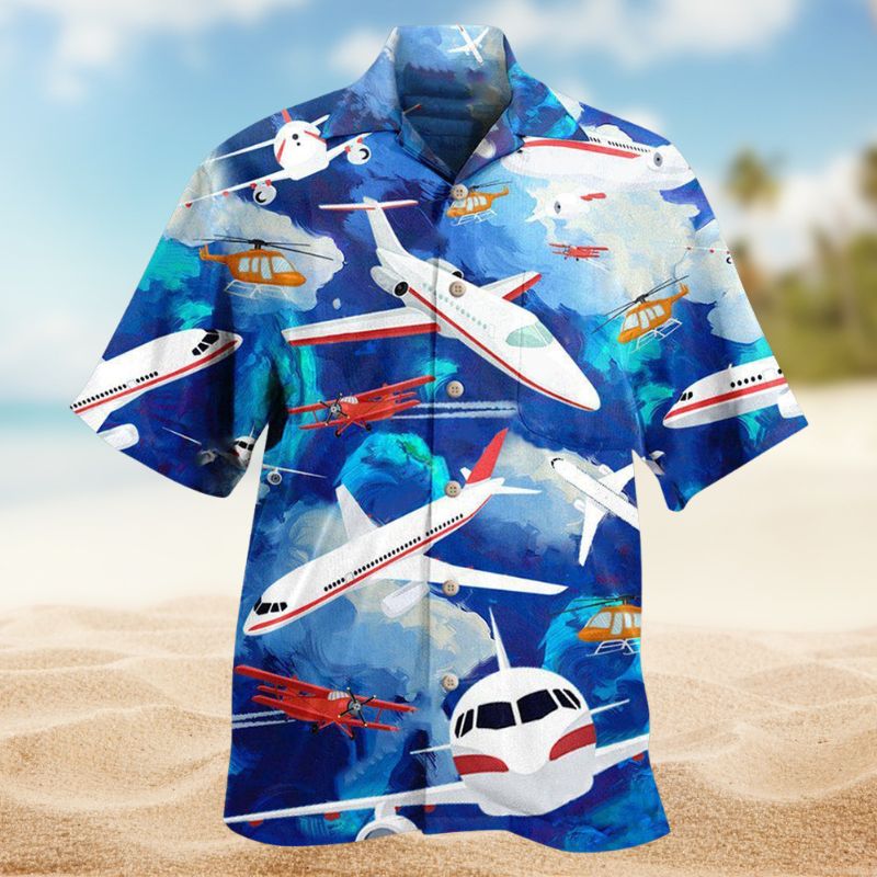 Life Is Simple Eat Sleep Fly Edition – Hawaiian Shirt