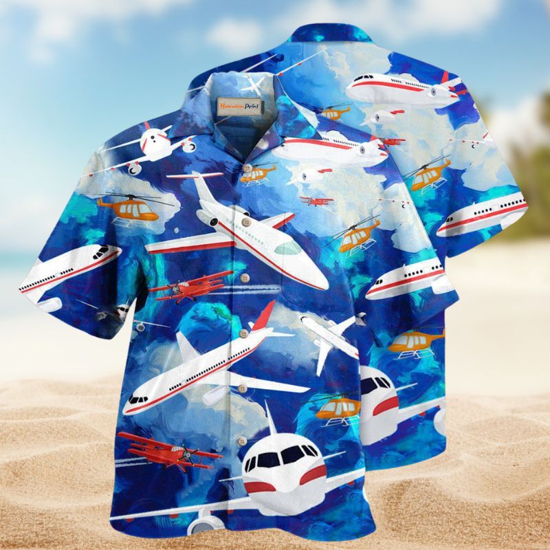 Life Is Simple Eat Sleep Fly Edition – Hawaiian Shirt