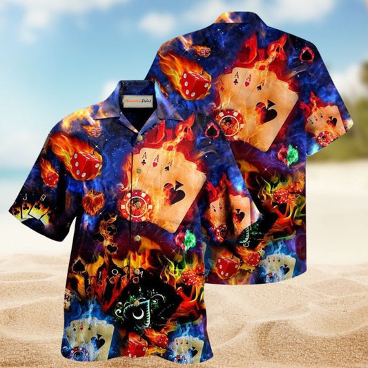 Life Like Poker Element Of Risk Edition – Hawaiian Shirt
