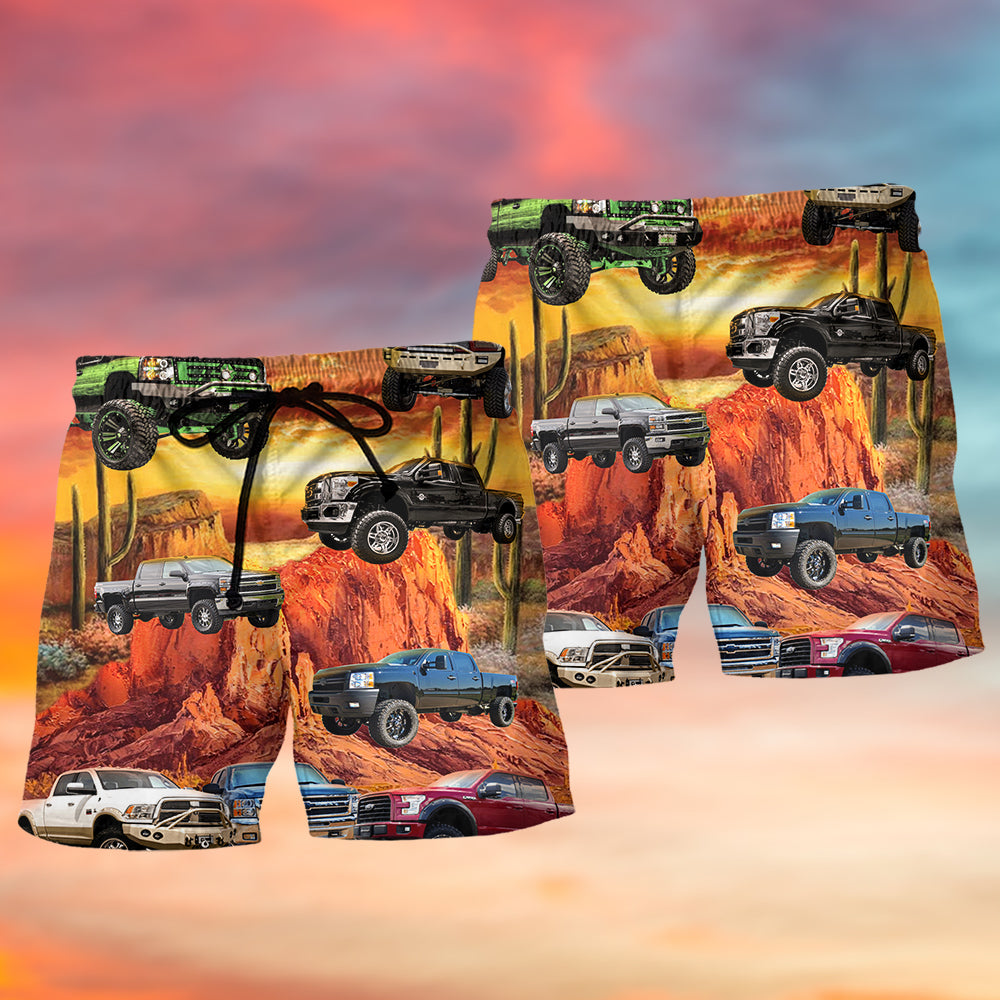 Lifted Truck Lifestyle Bold Statement – Beach Short