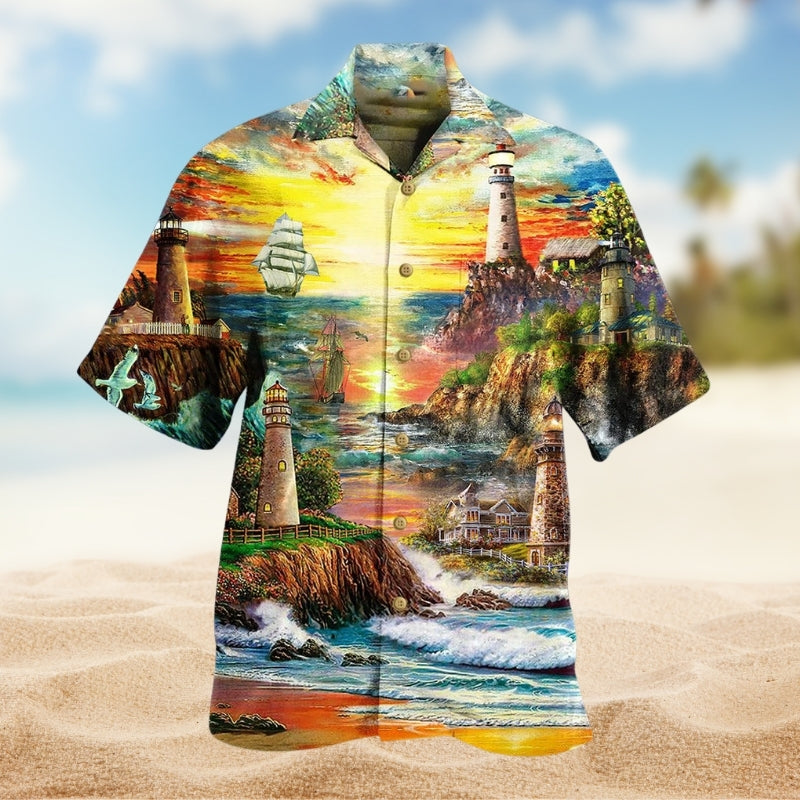 Lighthouse Love Ocean Limited Edition – Hawaiian Shirt