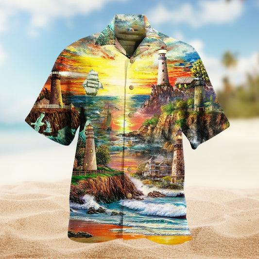 Lighthouse Love Ocean Limited Edition – Hawaiian Shirt