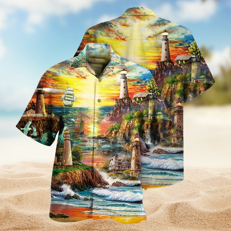 Lighthouse Love Ocean Limited Edition – Hawaiian Shirt