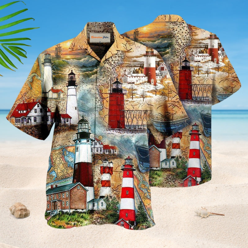 Lighthouse Past Is A Lighthouse Edition – Hawaiian Shirt