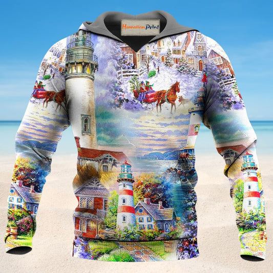 Lighthouse Christmas Be The Light - 3D Hoodie