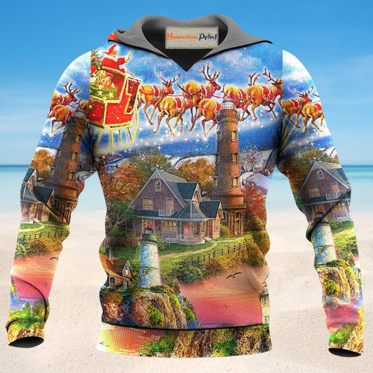 Lighthouse Shine Through The Storm - 3D Hoodie