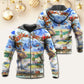 Lighthouse Through The Storm Christmas - 3D Hoodie