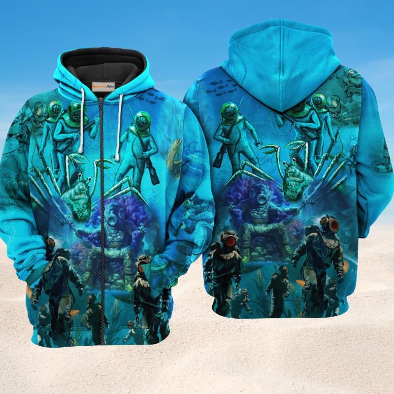 Like The Ocean We Rise Quote Art – 3D Hoodie