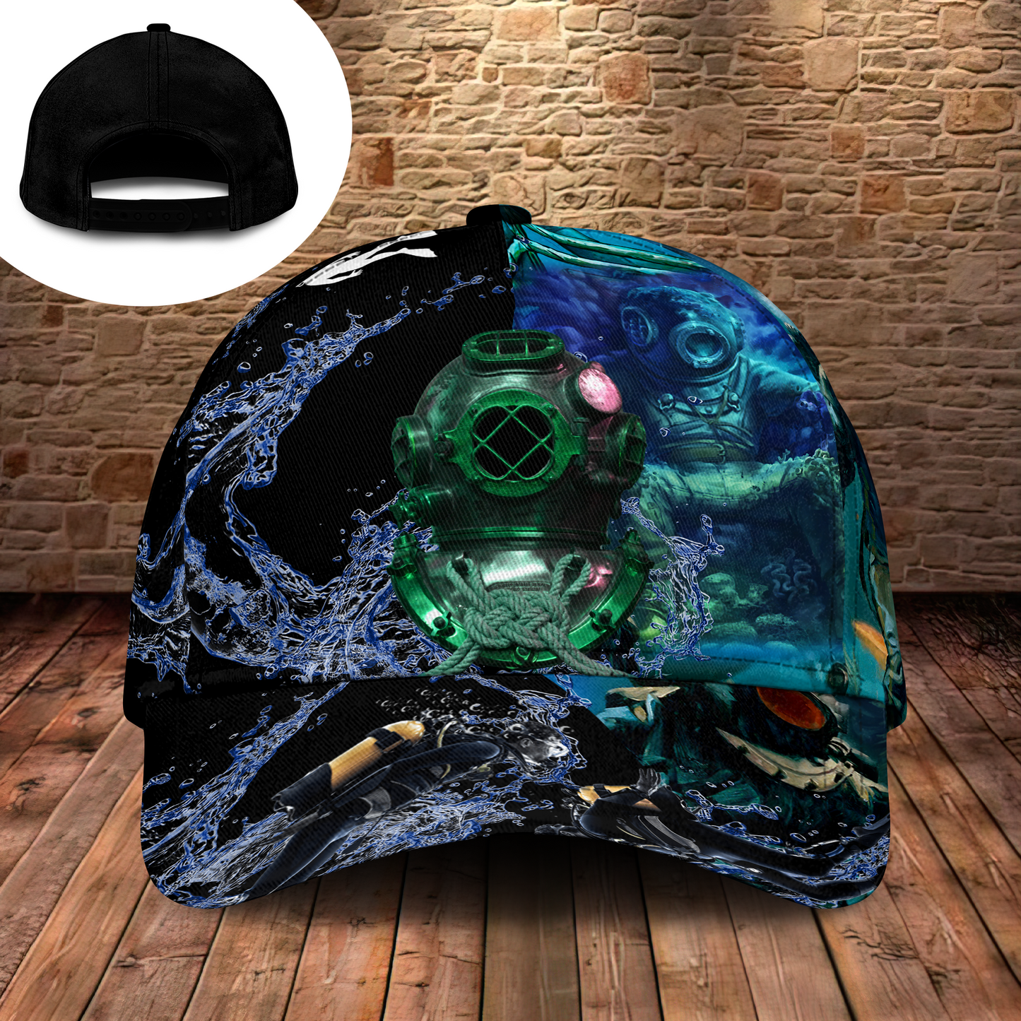 Diving Ocean Rise Up – Classic Cap
