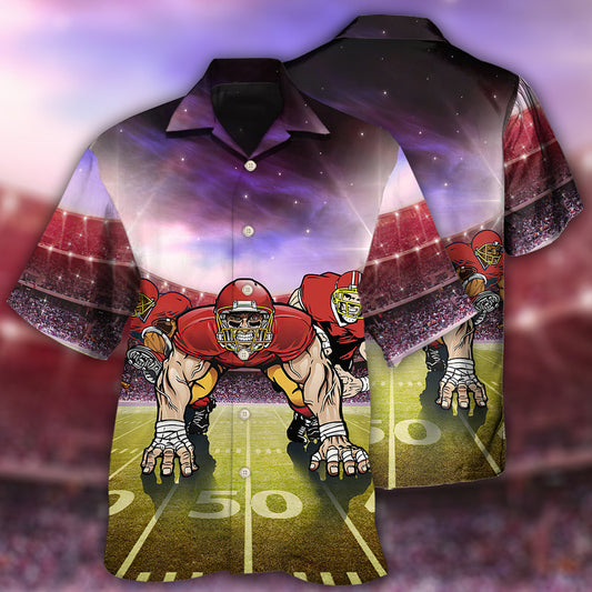 American Football Sky Art Style – Hawaiian Shirt
