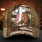 Lion Lamb Faith Cross American Flag – Classic Cap