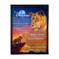 Lion Believing In Yourself Daughter Gift 50 x 60 Inch Flannel Blanket For Cozy Bedroom And Sofa Decor