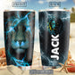 Lion Blue Black Thunder Personalized 20 Oz Tumbler