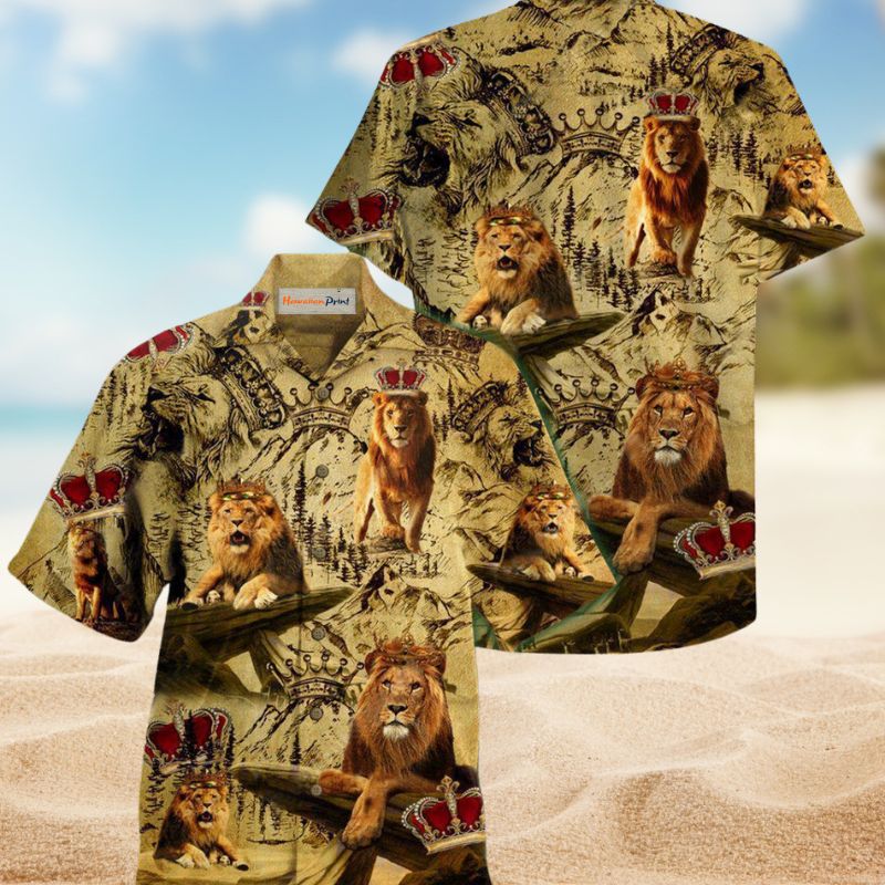 Lion Born To Be King Edition – Hawaiian Shirt