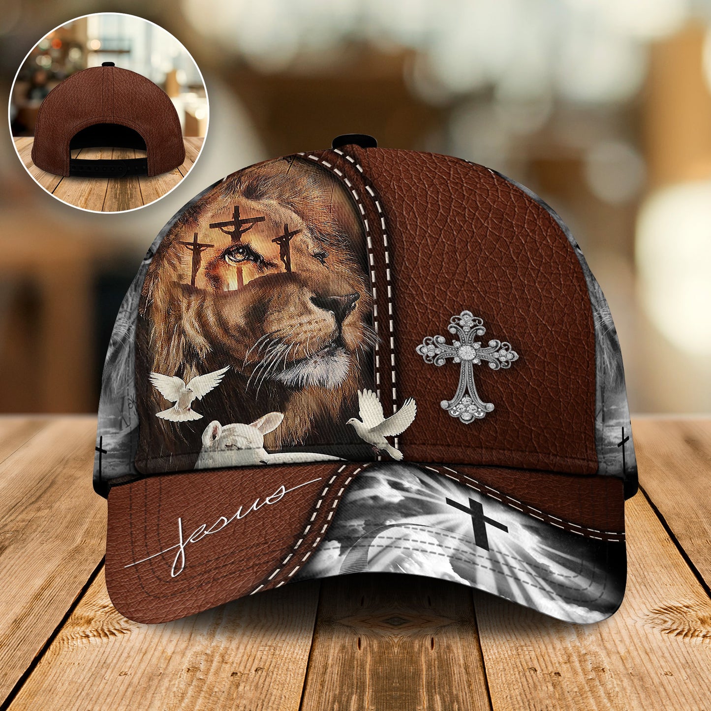 Lion Cross Jesus Lover – Classic Cap